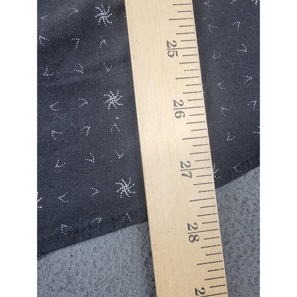 Lacoste Shirt Mens 2XL Black Gray Micro Print Button Down Long Sleeve Croc Logo - Picture 10 of 11